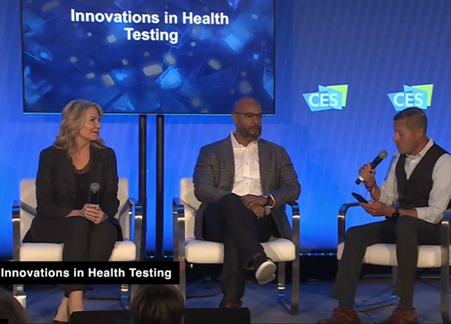 Rome Madison at the CES panel speaking event